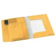 Chemise 3 rabats à élastique Cosy en polypropylène durable - Format A4 - Jaune - LEITZ