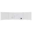 Tableau blanc triptyque UNITE PLUS - Surface &eacute;maill&eacute;e - 100 x 200 cm - Legamaster 