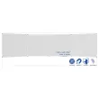 Tableau blanc triptyque UNITE PLUS - Surface &eacute;maill&eacute;e - 100 x 200 cm - Legamaster 