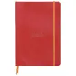 Carnet broch&eacute; Rhodiarama A5 - 140 pages - couverture souple - rouge - RHODIA 