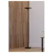 Lampadaire droit LED slim 30W noir, avec variateur noir