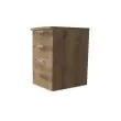 Caisson de bureau 3 tiroirs - Chêne veiné - P 60 cm