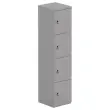 Tour 4 cases LOK 40x175 sans fente et clés, argent