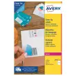 Bo&icirc;te d'&eacute;tiquettes de masquage laser AVERY 199,6x143,5 mm 25 f x 50 &eacute;t 