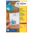 &Eacute;tiquettes de masquage laser AVERY 45,7 x 21,2 mm 25 f x 48 &eacute;tiquettes 