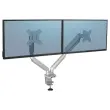 Bras porte-écrans double Platinum Series - Argent - FELLOWES