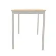 Table modulaire rectangulaire 120 x 60 acacia / alu