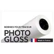 Rouleau de papier couché brillant 0,914 X 30 m - 190g