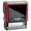 Timbre personnalisable Printy 4913 - Boîtier rouge - Encre noire - 58x 22 mm - TRODAT