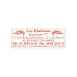 Timbre personnalisable Printy 4915 - Encre rouge - 70 x 25 mm - 7 lignes max.
