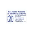 Timbre personnalisable Printy 4927 - Boîtier bleu - Encre bleue - 60x 40 mm - 10 lignes max.
