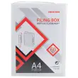 Boîte valisette personnalisable en polypropylène A4 - Dos 6 cm