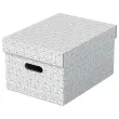 3 Boîtes de rangement Home - Taille M - Blanc - ESSELTE