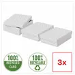 3 Boîtes de rangement Home - Taille M basse - Blanc - ESSELTE