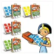 Distributeur de gommettes rechargeable - Cléopâtre éco-pack 4 couleurs - 8 et 18mm - 7 200 gommettes rondes - lot de 4