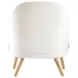 Fauteuil COCOON Blanc / Gris