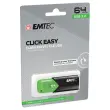 Clé USB 3.2 Click Easy Gen1 - 64 Go - Vert - Emtec