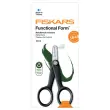 Ciseaux FISKARS ambidextres 13 cm bouts pointus recylc&eacute;s / recyclables 