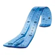 Règle de bureau double plate en plastique souple et résistant - 20 cm