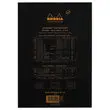Bloc-notes A4 - Noir - 80 feuilles - RHODIA