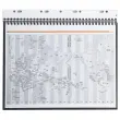 Cahier couverture carton - 160 pages A4+ligné - Noir - RHODIA