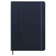 Cahier Signature broché A5 160 pages ligné. Bleu