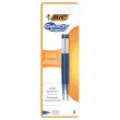 2 Recharges stylo Gel-ocity - Pointe moyenne - Bleu - BIC 