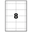 20 Pochettes pour badges - 9 x 6 cm - AVERY 