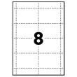 10 Porte-noms avec lacets textile noirs 9x 6 cm
