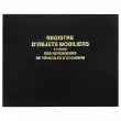 Registre d'objets mobiliers garagistes/v&eacute;hicules d'occasion 100 pages 