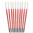 Brosse ronde n°8 - OZ - en soie - peinture acrylique et à l'huile