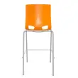 Tabouret haut FONDO HOCKER polypropylène orange