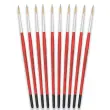 Brosse ronde n°10 - OZ - en soie - peinture acrylique et à l'huile
