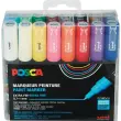 Marqueur peinture &agrave; base d'eau POSCA - inodore - pointe extra fine - coloris assortis - lot de 16 