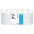 6 Rouleaux d'essuie-mains blancs - Papernet