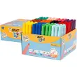 Feutre de coloriage BIC KIDS pointe moyenne - encre lavable - coloris assortis - lot de 144