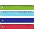Règle plate Wonday - 16 cm - coloris assortis - lot de 36