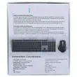 Souris sans fil semi-ergonomique dual connect 