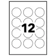 240 Badges adhésifs ronds 51mm