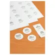 240 Badges adhésifs ronds 51mm