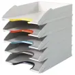 5 Corbeilles à courrier Varicolor - Blanc - DURABLE