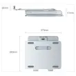 Support à hauteur variable pour ordinateur portable de 11 à 15,6"