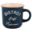 6 Tasses à café grès 12 cl - coloris assortis