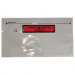 100 Pochettes adhésives 'DOCUMENTS CI-INCLUS' format DL 240x130 mm
