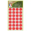 168 pastilles de signalisation rondes,&Oslash; 15 mm, rouge, 100% recycl&eacute; 