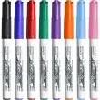Marqueur effaçable à sec BIC Velleda 1741 pour ardoise blanche - pointe moyenne - coloris assortis - lot de 8