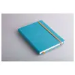 Carnet broché RhodiaramaA5 192 pages,ligné,couverture rigide turquoise