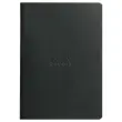 Carnet piqu&eacute; Rhodiarama A5 64 pages, lign&eacute;, couverture souple noire 
