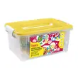 Kit de 96 emporte-pièces en plastique -JOVI - lettres, chiffres, et forme géométriques