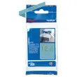 Ruban étiqueteuse tissu or sur bleu clair 12 mm (4m)